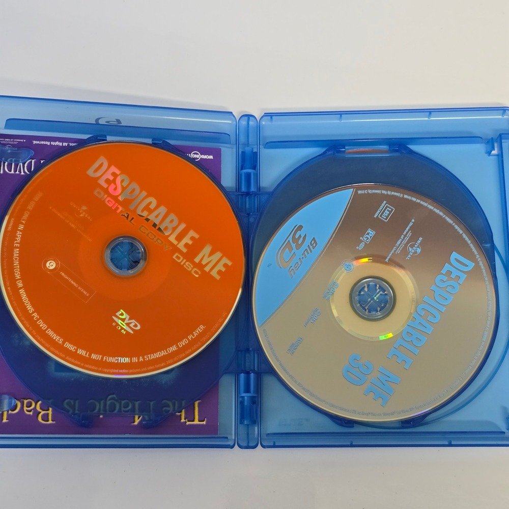 Despicable Me 3-Disc Combo Pack 3D Blu-ray‎ DVD [Missing DVD] - Picture 6 of 7
